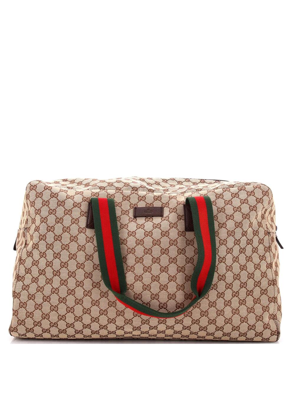 Gucci Web Carry On Duffle Bag Gg Canvas #335553G11B